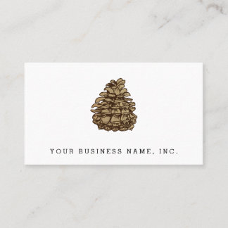 Pine Cone (Ponderosa) Business Card