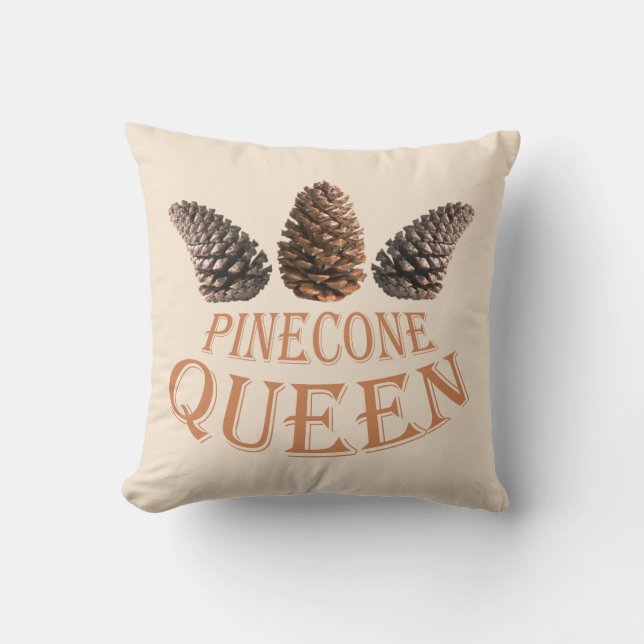 Pine cone queen cushion (Front)
