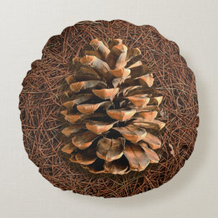 Pine Cone Round Cushion