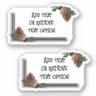 Pine Cone Tag Christmas