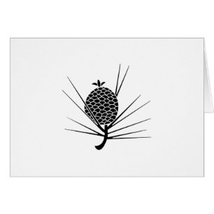 Pine cone with needles