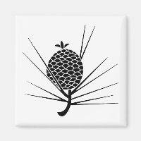 Pine cone with needles