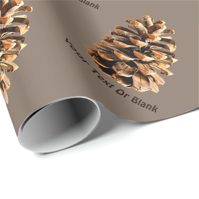 Pine Cone Wrapping Paper (Roll Corner)
