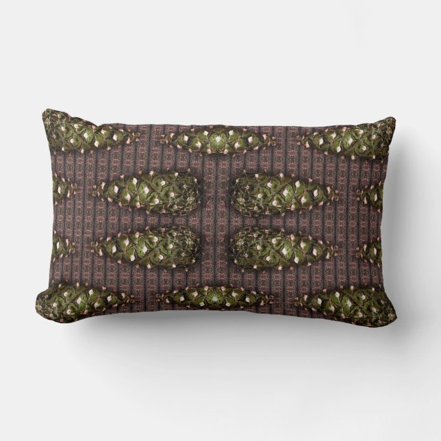 Pine Cones by Alexandra Cook Lumbar Cushion (Front)