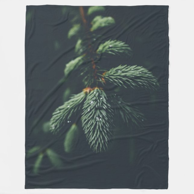 PINE CONES FLEECE BLANKET (Front)