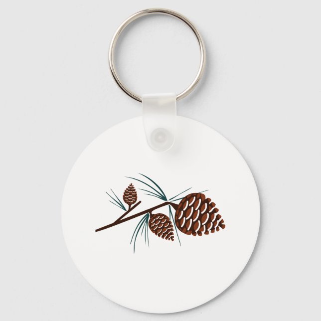 Pine Cones Key Ring (Front)