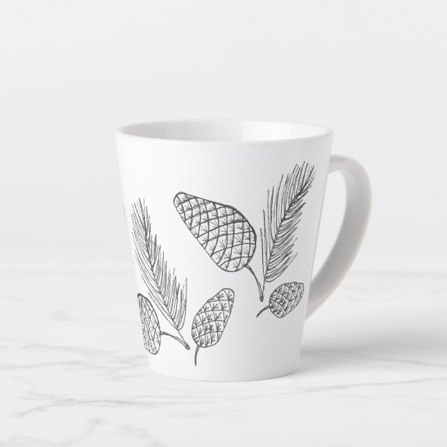 Pine Cone's Latte Mug (Right Angle)
