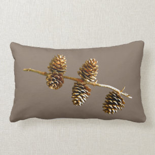 Pine Cones Lumbar Cushion