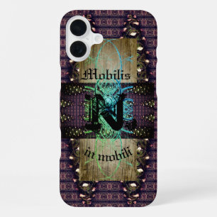 Pine Cones "Mobilis in mobili" Dark Changin Nature iPhone 16 Plus Case