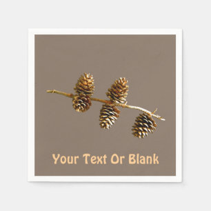 Pine Cones Napkin