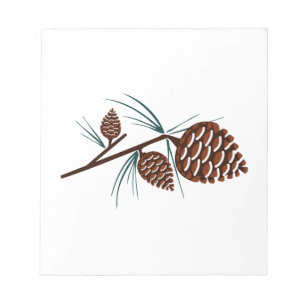Pine Cones Notepad