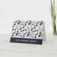 Pine Cones & Pine Needles Winter Pattern