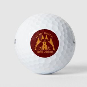 Pine Dogs: Serene Canine Bond Golf Balls