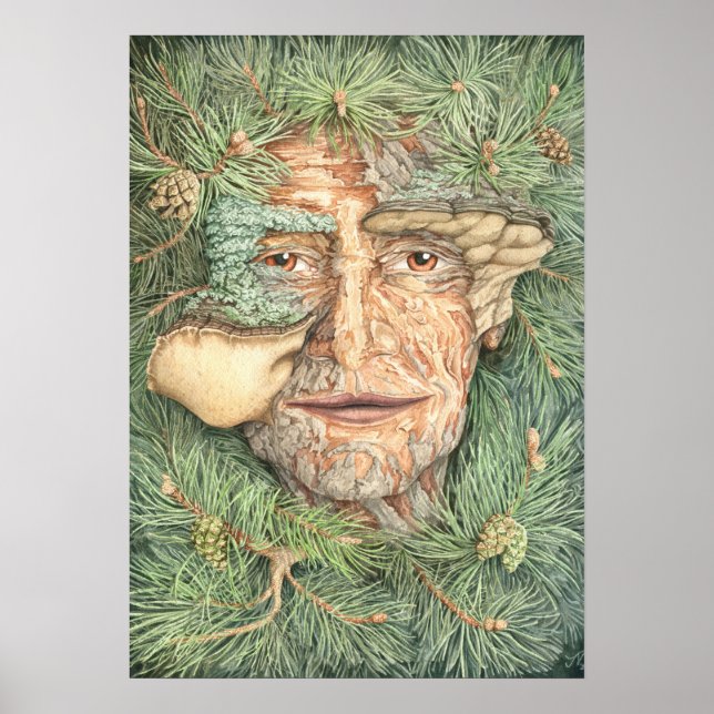Pine dryad poster (Front)