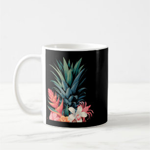 Pine Floral Flowers Summer Vacation Pines Hawaii Coffee Mug