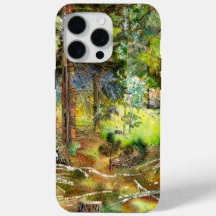 Pine forest iPhone 15 pro max case