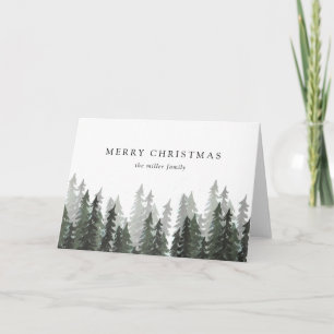 Pine Forest Holiday Card