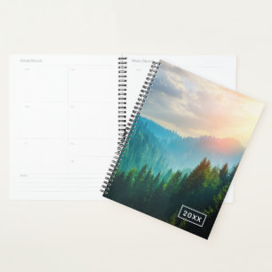 Pine Forest in the Dolomites, Italy Planner