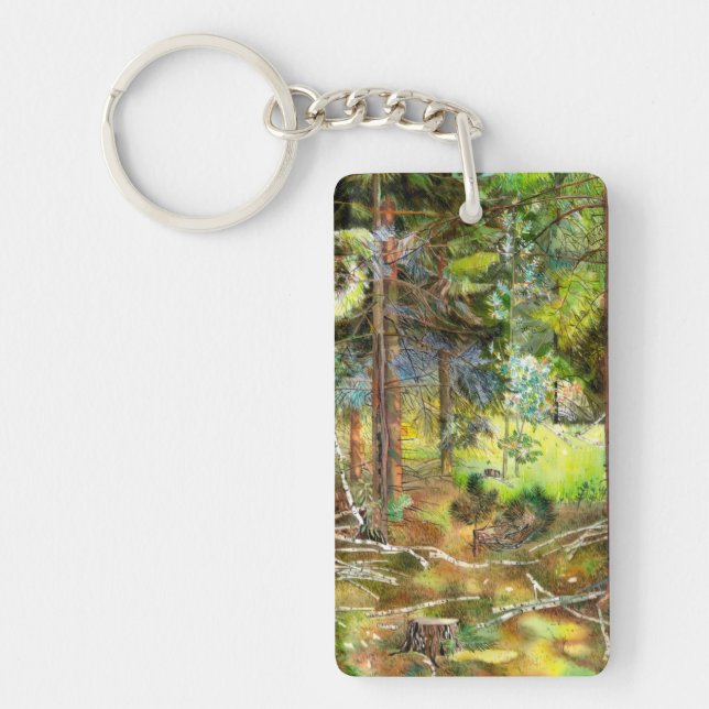 Pine forest key ring (Front)