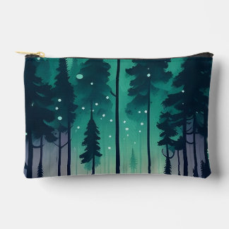 Pine Forest Landscape Accessory Pouch
