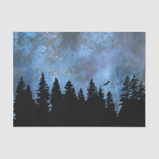 Pine Forest Night Tissue Paper
