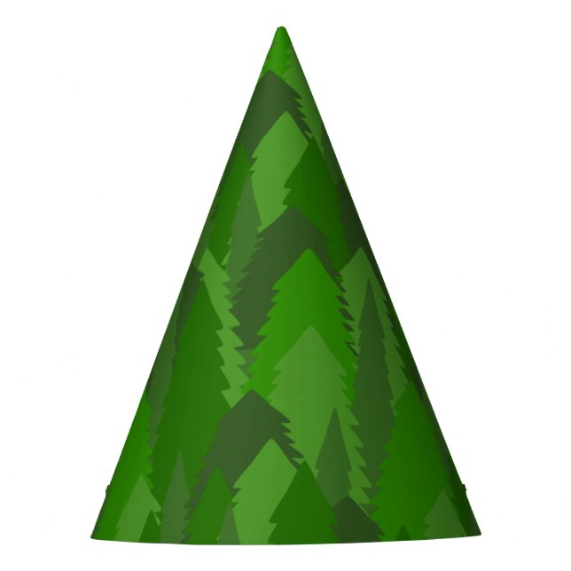Pine Forest Party Hat (Front)