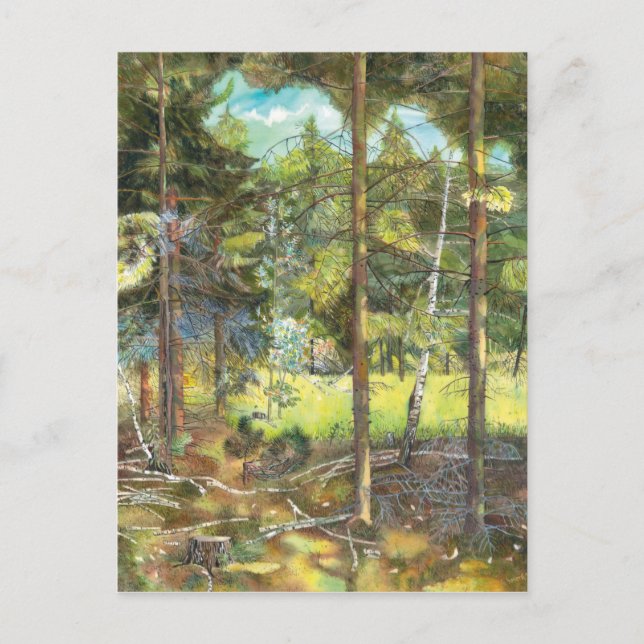 Pine forest postcard (Front)