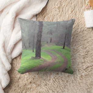 Pine Forest Road Cushion