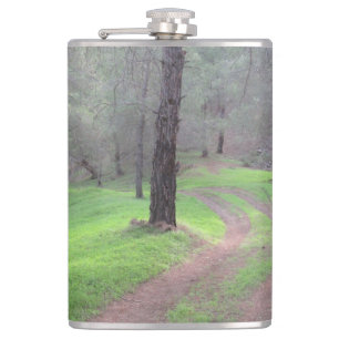 Pine Forest Road Hip Flask