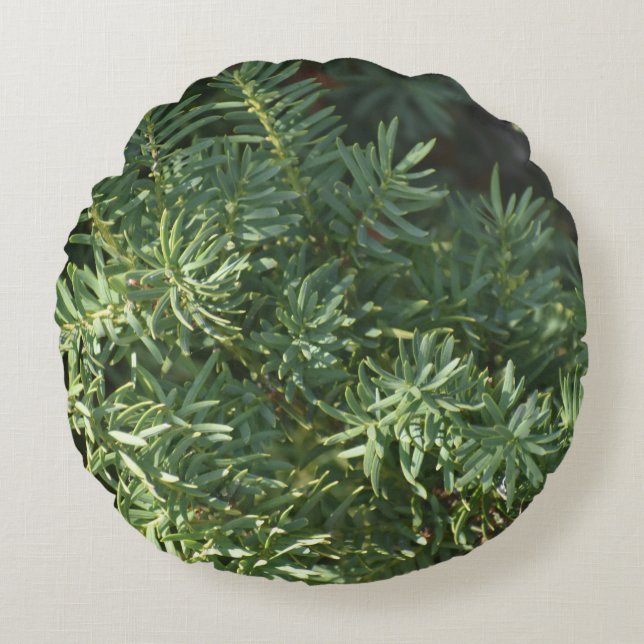 Pine Forest Round Cushion (Front)