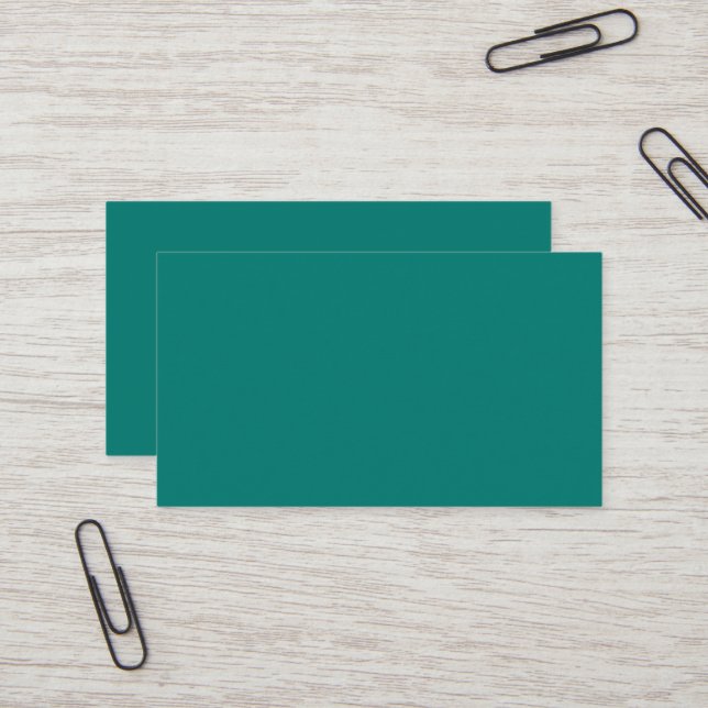 Pine Green Business Card (Front/Back In Situ)
