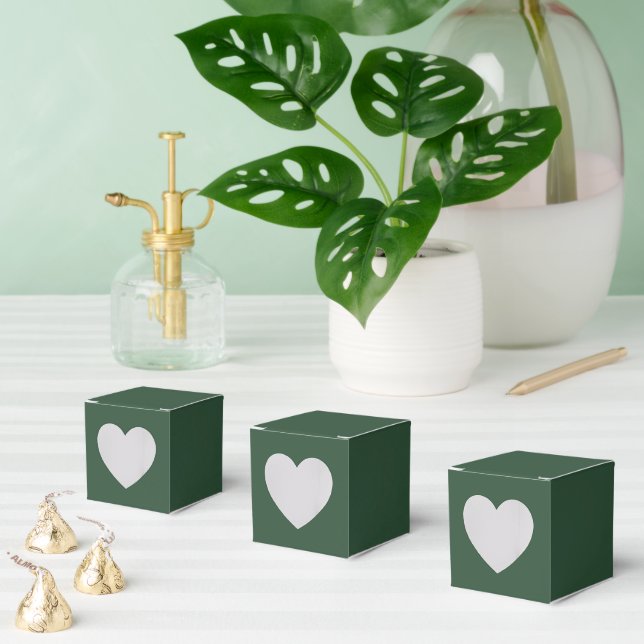 Pine Green Favour Box (Multiple)