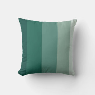 Pine Green Ombre Stripe Cushion