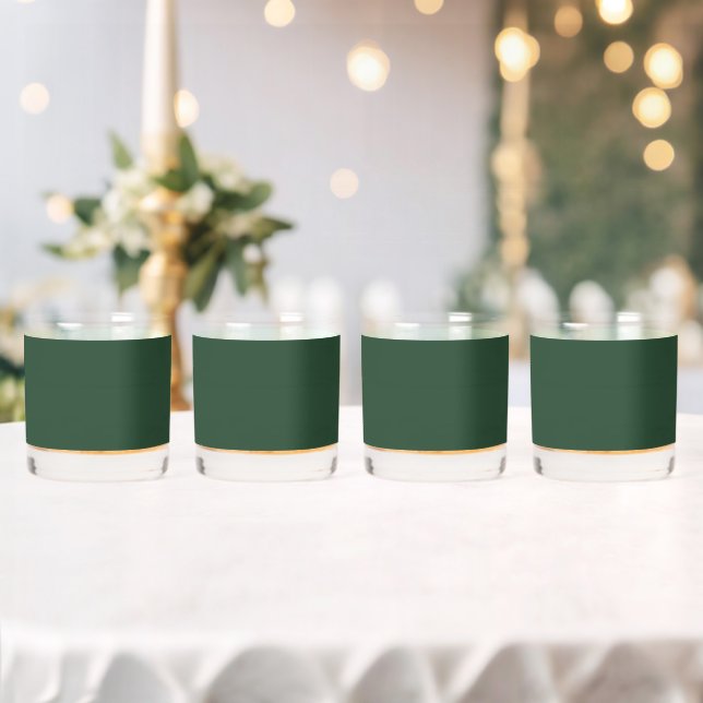 Pine Green Whiskey Glass (Insitu (Wedding))