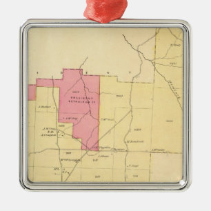 Pine Grove Township Metal Tree Decoration