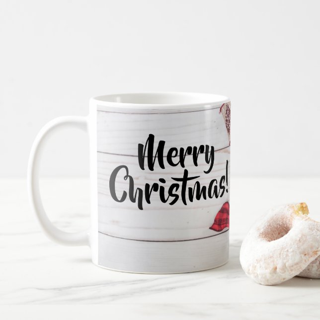 Pine & Holly Collection Coffee Mug (With Donut)