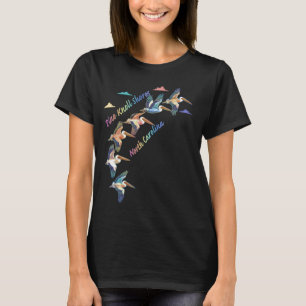 Pine Knoll Shores North Carolina Colourful Tie-Dye T-Shirt