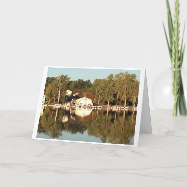 Pine Lake Marina - Original Card (Front)