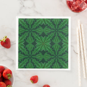 Pine Mandala Forest Paper Napkins