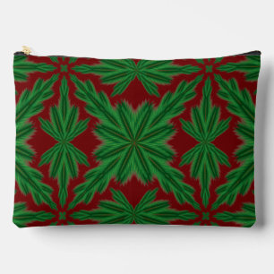 Pine Mandala Garnet Large Pouch