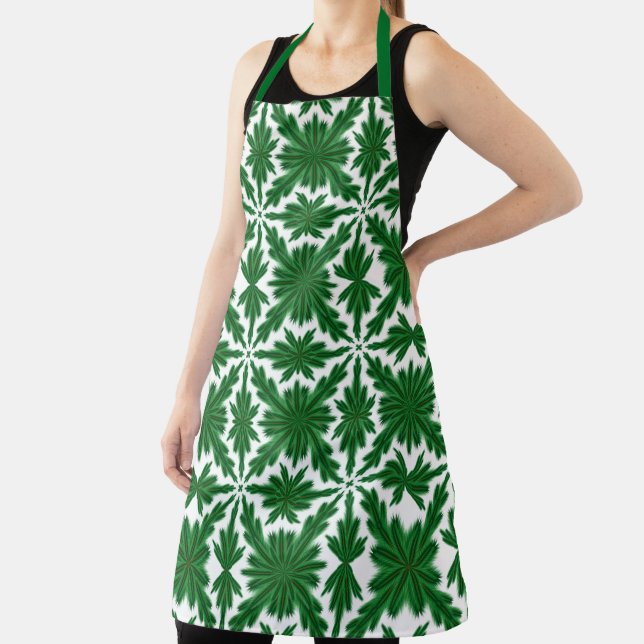 Pine Mandala Large Apron (Insitu)