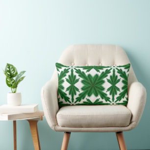 Pine Mandala Lumbar Pillow