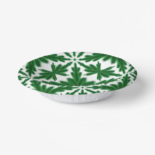 Pine Mandala Paper Bowls Plate