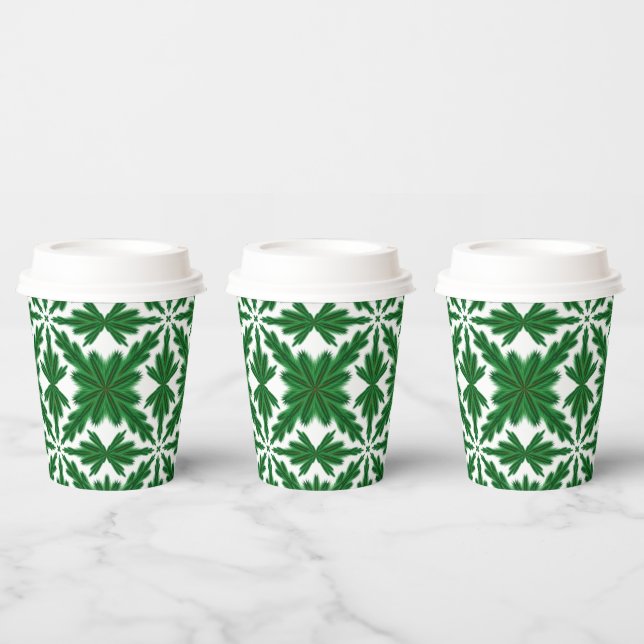 Pine Mandala Paper Cups (Multi)