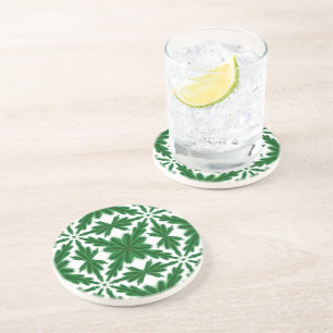 Pine Mandala Sandstone Coaster