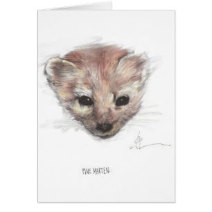 Pine Marten Card