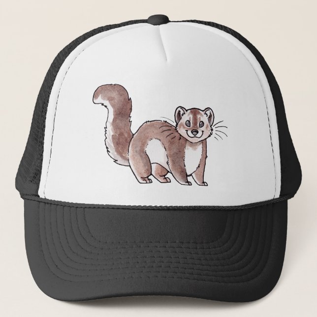Pine Marten Trucker Hat (Front)