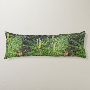 Pine Needles by Kenneth Yoncich Body Cushion