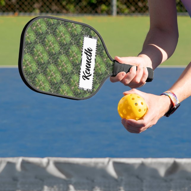 Pine Needles by Kenneth Yoncich Pickleball Paddle (Insitu)