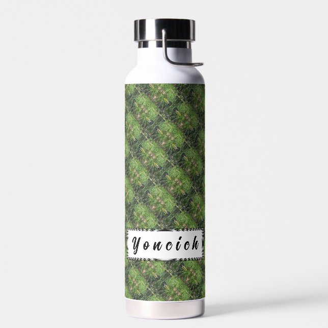 Pine Needles by Kenneth Yoncich Water Bottle (Left)